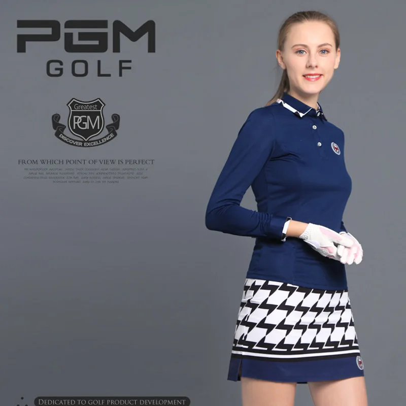 PGM قميص جولف المرأة كامل الأكمام الطويلة الفانيلة الإناث في الهواء الطلق الرياضة بدوره إلى أسفل طوق سترة الراحة لينة ضئيلة البحرية الأزرق M l ... PGM قميص جولف المرأة كامل الأكمام الطويلة الفانيلة الإناث في الهواء الطلق الرياضة بدوره إلى أسفل طوق سترة الراحة لينة ضئيلة البحرية الأزرق M l ...