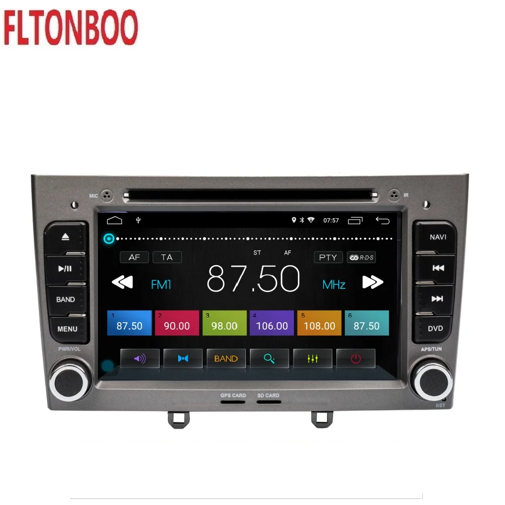 Top 7inch Android 9 for peugeot 408,car DVD,radio,gps navigation,3G,BT,Wifi,1GB,quad core, 3