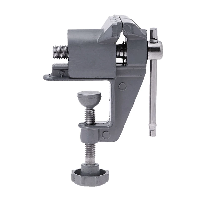  30mm Aluminium Alloy Machine Bench Screw Vise Mini Table Vice Bench Clamp Screw Vise for DIY Craft 