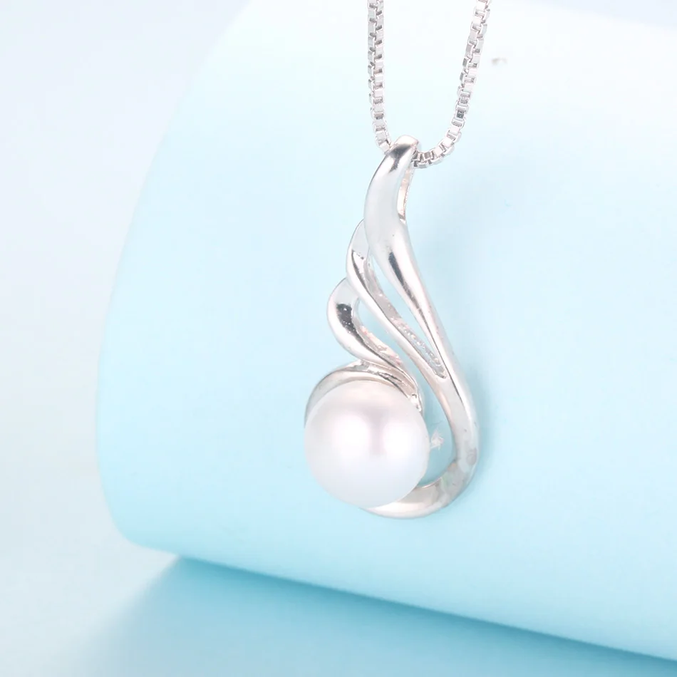 925 Sterling Silver Zircon Pendant Necklace for Women