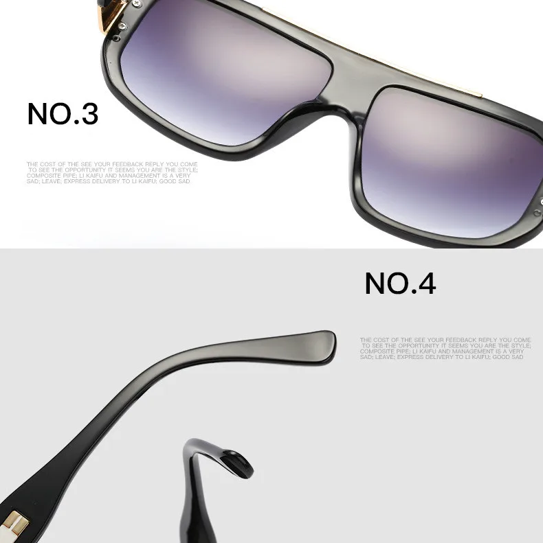 High Quality New Popular Sunglasses Men Brand Designer 2017 Retro Sun Glasses For men Male Sunglass Luxury Mirror UV400 (14)