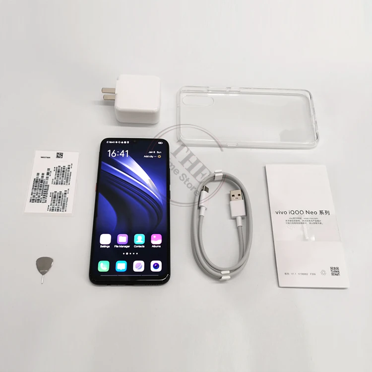 Vivo iqoo Neo Android 9,0 6,3" AMOLED Полный экран 1080*2340 Восьмиядерный 6g 128g 4500mAh лицо+ сканер отпечатков пальцев ID 22,5 w флэш-зарядка