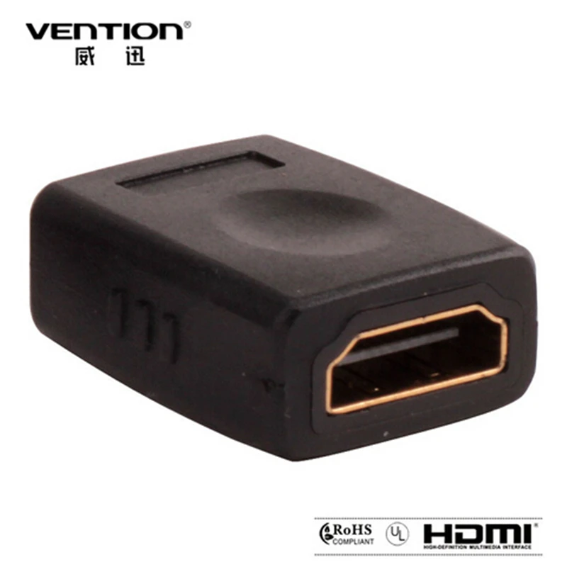 Vention HDMI к HDMI адаптер Женский прямой разъем 1080 P для расширения кабели HDMI