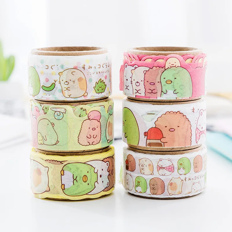 Love Sumikko Gurashi декоративная васи лента наклейка сделай сам скрапбукинг маскирующая