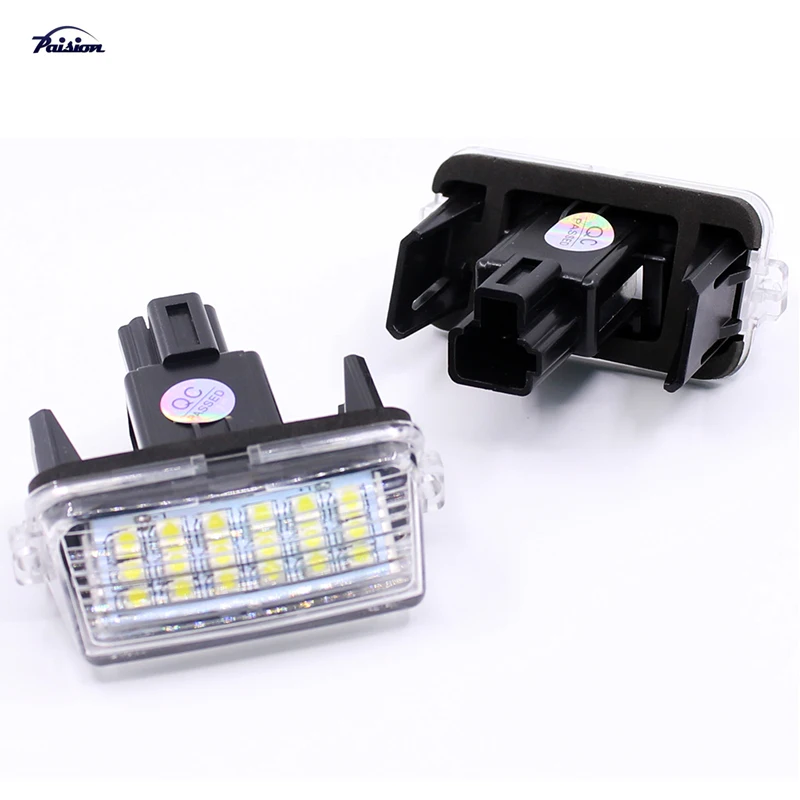 Car Accessories Led Number License Plate Light For Toyota Yaris Camry