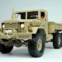 1/10 Масштаб RC 6X6 военный грузовик трактор Металлическое шасси Rock Cralwer 6WD VEN SCX10 осевой крест комплект