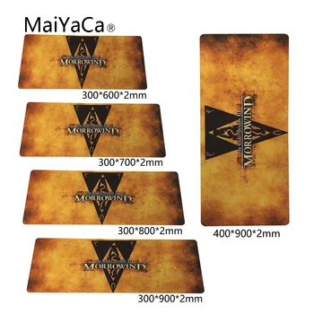 

MaiYaCa Morrowind logo Teams 400x900x2mm Breach Anti-slip Mouse Pad Gamer Large Professional Gaming Mousepad Grande Keyboard