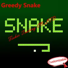 Best Price Room escape game prop, snake game, gluttonous snake puzzle, a snake's life, eat food to escpe,complete the game to open the lock