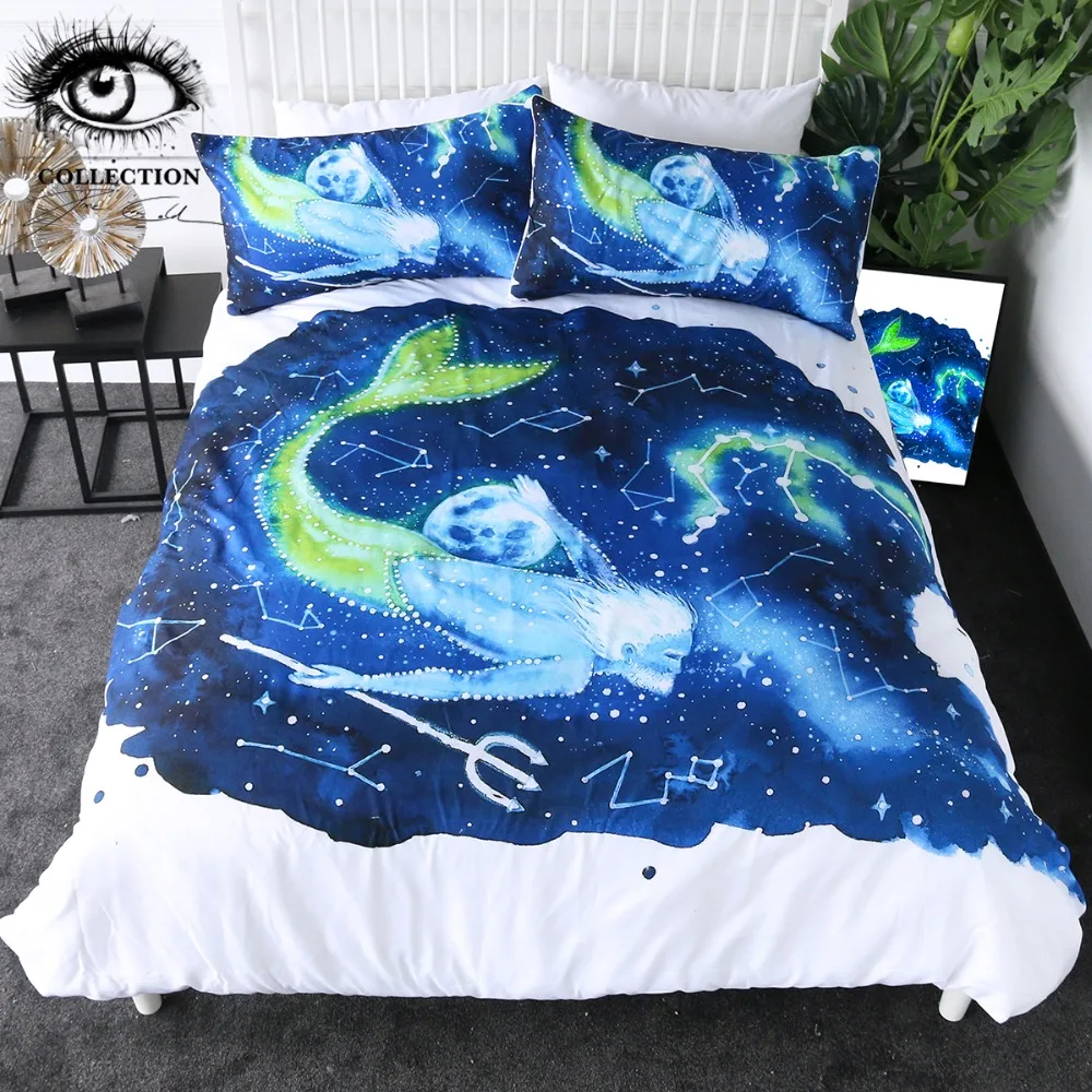 Wassermann By Pixie Cold Art Bedding Set Mermaid Duvet Cover