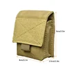 2022 New Military Molle Pouch Tactical Single Pistol Magazine Pouch Knife Flashlight Sheath Airsoft Hunting Ammo Camo Bags ► Photo 3/6