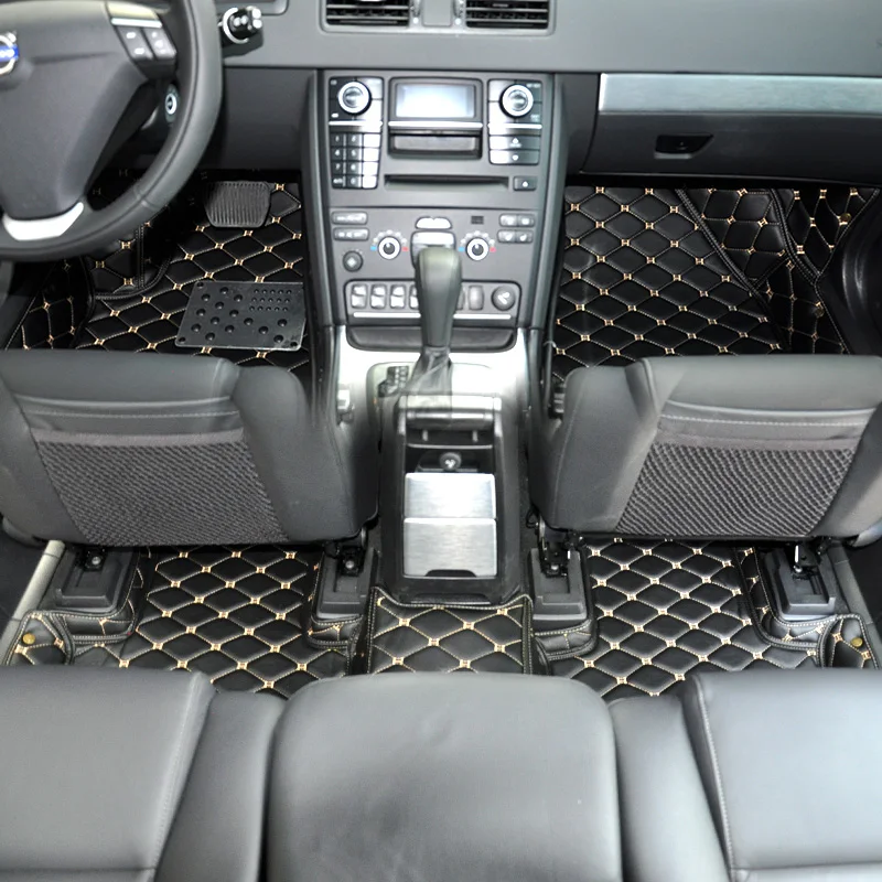 custom fit fiber leather car floor mat carpet rug for volvo xc90 2002-2014 2007 2008 2009 2010 2011 2012 2013 2006 7 seats custom fit fiber leather car floor mat carpet rug for volvo xc90 2002-2014 2007 2008 2009 2010 2011 2012 2013 2006 7 seats