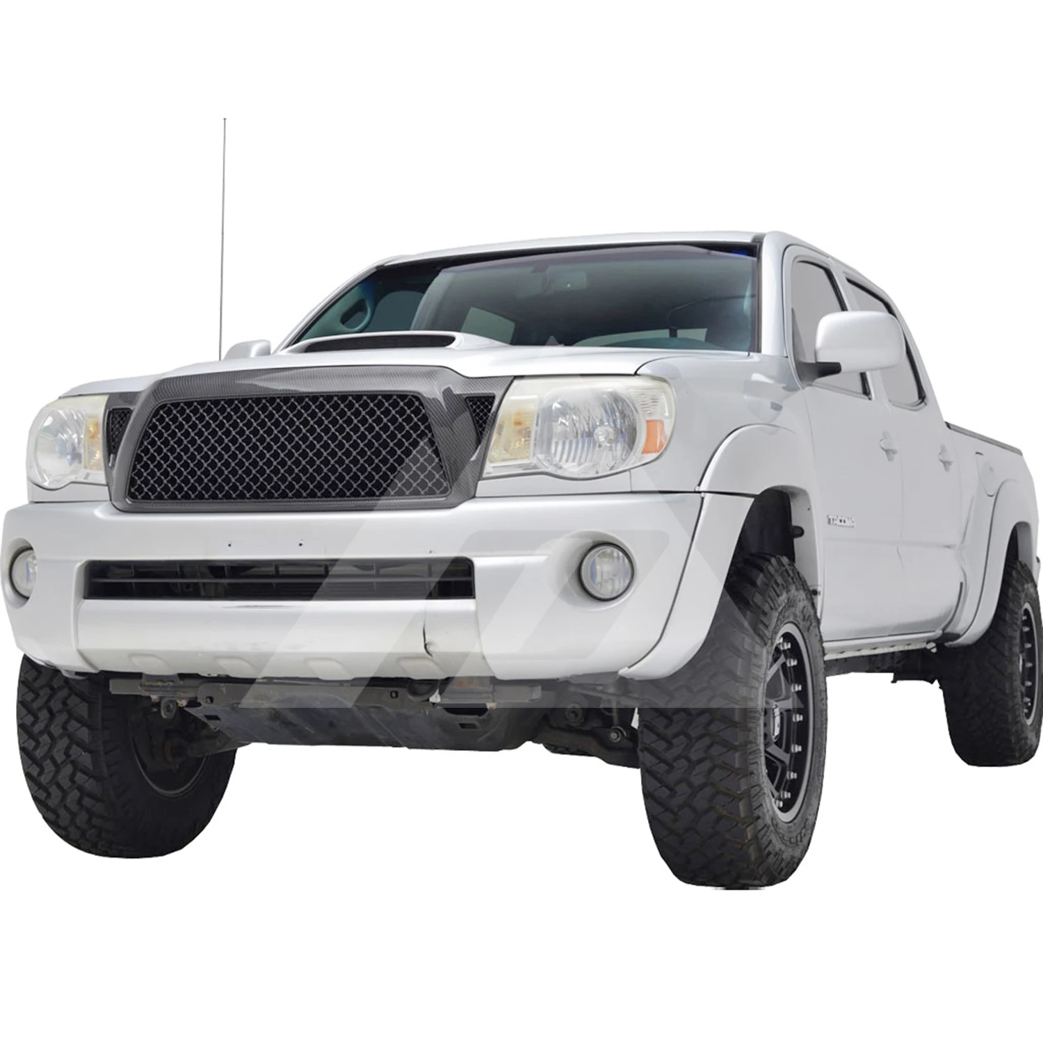 Для 2005 2006 2007 2008 2009 2010 2011 Toyota Tacoma ABS сетка из углеродного волокна упакованная решетка