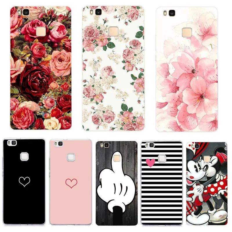 Силиконовый чехол для Huawei P20 P10 P9 Matw 10 Lite мраморный цветочный Рисунок Мягкая
