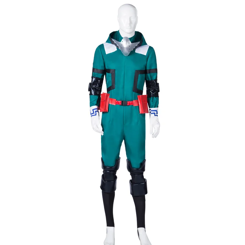 Комбинезон для косплея My Hero academic Boku no Akademia Izuku Midoriya парик из волос Deku обувь с