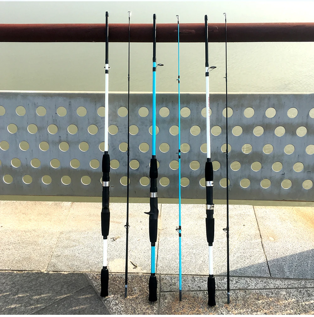 GHOTDA Спиннинг/Литье удочка 1,8 м 1,5 м приманка удочка Сверхлегкий 2 секции