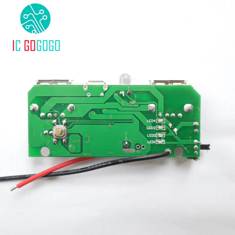 DIY 5V 2A 2.1A мобильный Банк питания зарядное устройство плата Настройка Boost модуль