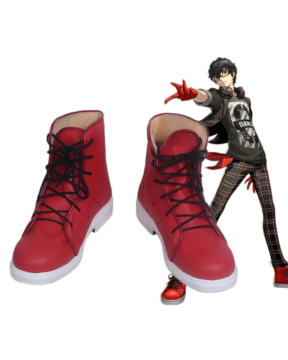 

Persona5 P5 Manga Akira Kurusu Cosplay Boots Shoes Custom Made