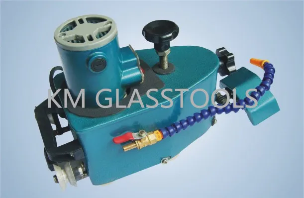 

Small portable glass edging machine. Grinding straight edge, round edge, tile, acrylic,crystal and plexiglass