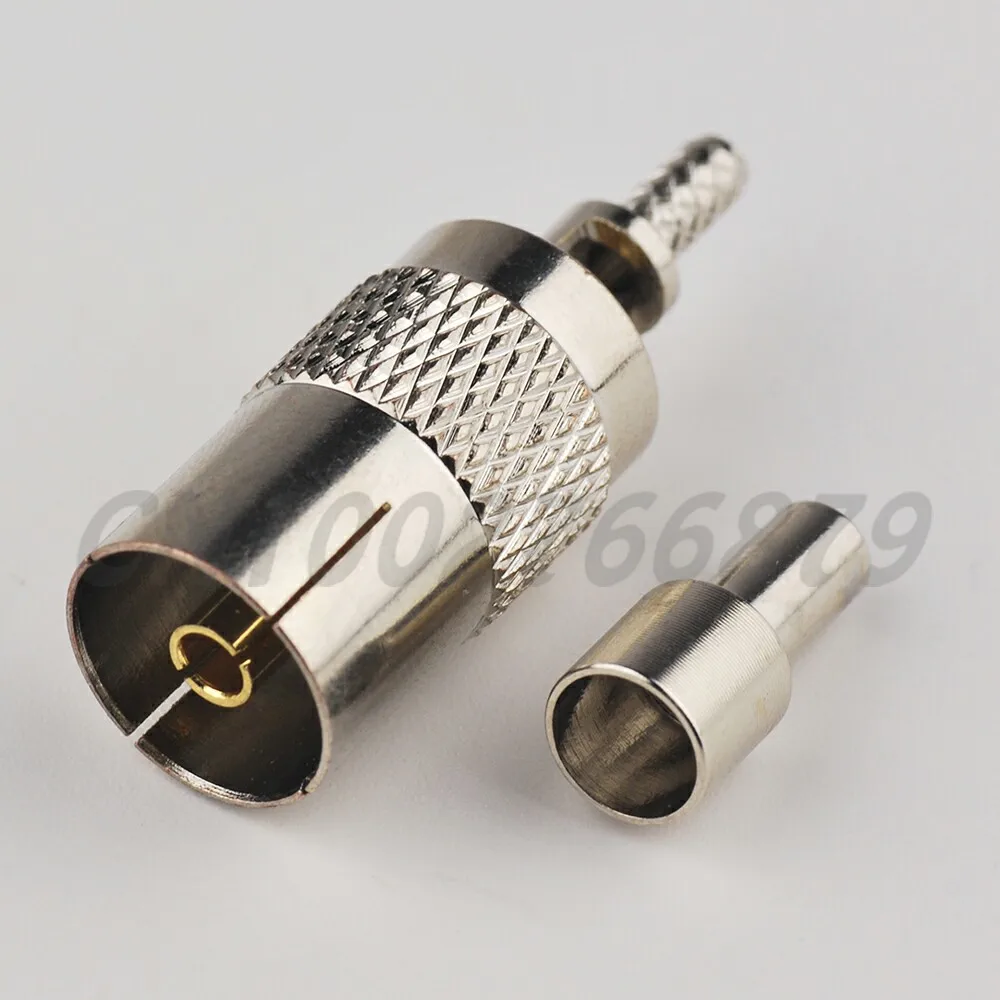 RF Электрический ТВ обжимной разъем кабель тюнера для RG316 RG174 RG179 LMR100|connectors for