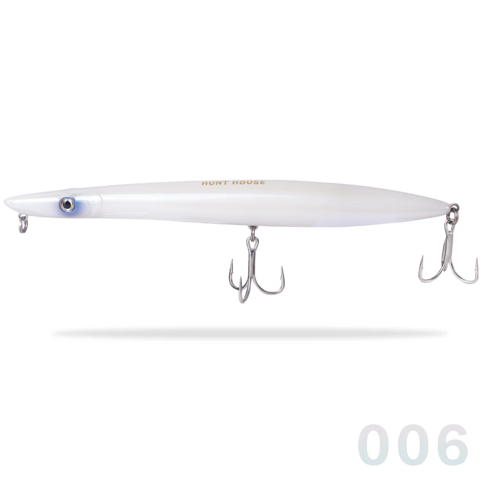 Hunthouse Гидра рыболовная приманка Barracuda Поверхностная приманка 180 мм/30 г 200 мм/40 г длинный Литой карандаш stickbait плавающий pesca - Цвет: 006