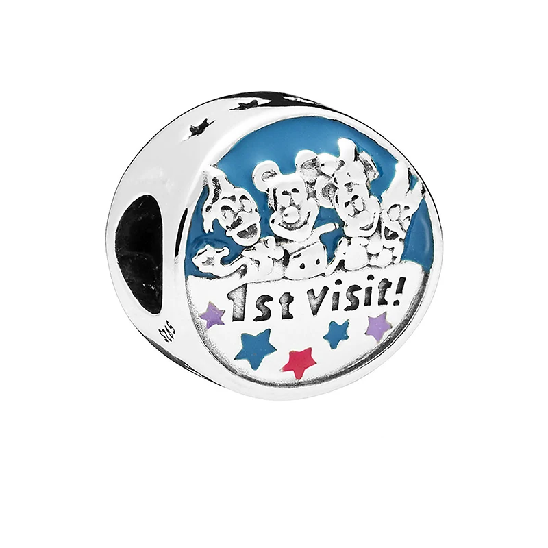 925 Sterling Silver 1st Visit Charm For Women Silver Jewelry Bracelet Bead
