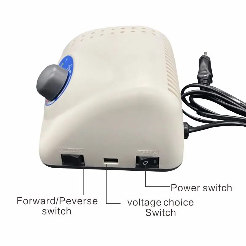 Máquina de Broca do Unha Equipamento da Arte para Unhas Elétrica Forte 210 Modelo 204 Handpiece Manicure Pedicure Unha Arquivo Bit 65 w 35000 Rpm 10 QQ??20190612134856