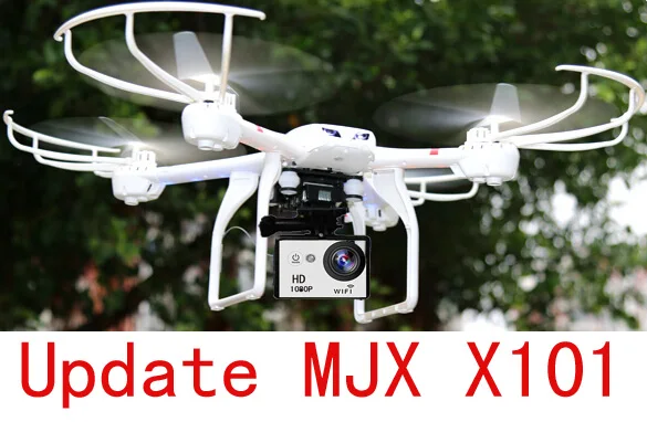  Drone updated MJX X101 Professional Drones FPV Quadcopter 6Axis Gyro Headless One Key Return vs CX 20 JJRC H16 Drone  