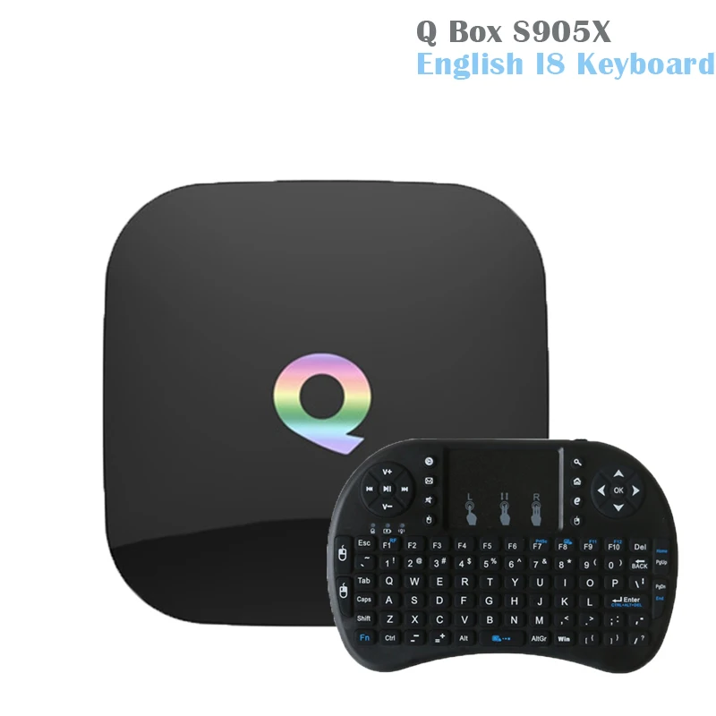2018 Q Box Android 6.0 Smart TV Box Amlogic S905X Quad Core 2GB/16GB Qbox Dual WIFI BT4.0 SmartMedia Player+i8 Wireless Keyboard 2018 Q Box Android 6.0 Smart TV Box Amlogic S905X Quad Core 2GB/16GB Qbox Dual WIFI BT4.0 SmartMedia Player+i8 Wireless Keyboard