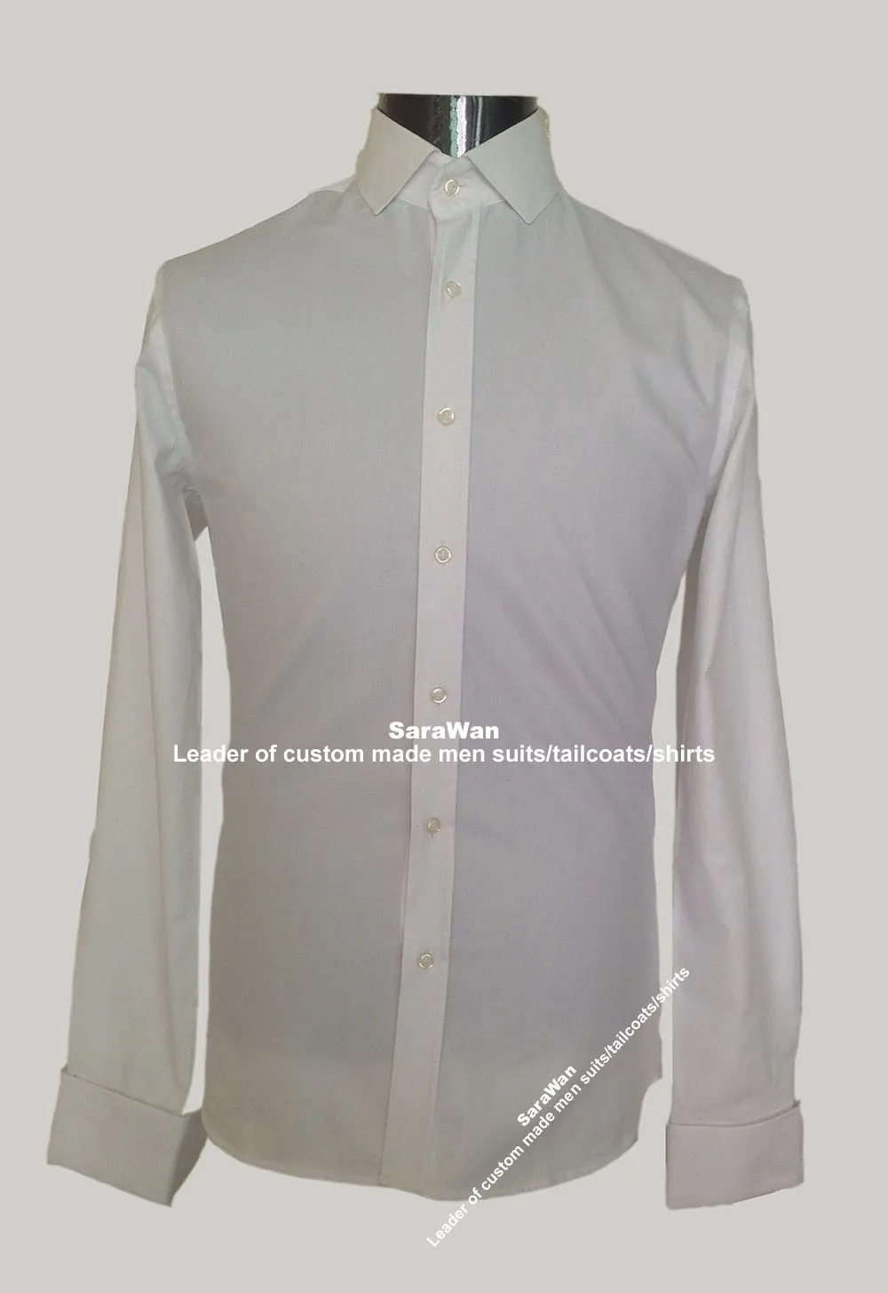 custom white dress shirts