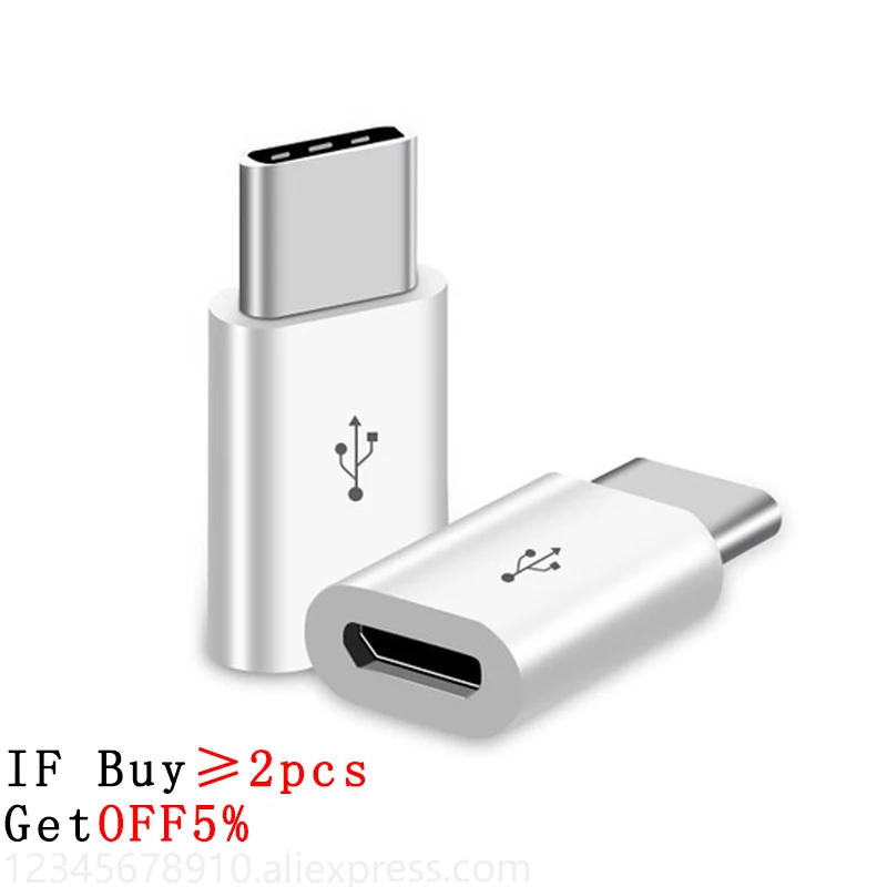 Тип C адаптера Мале Micro USB женские OTG адаптер Поддержка Синхронизации Данных