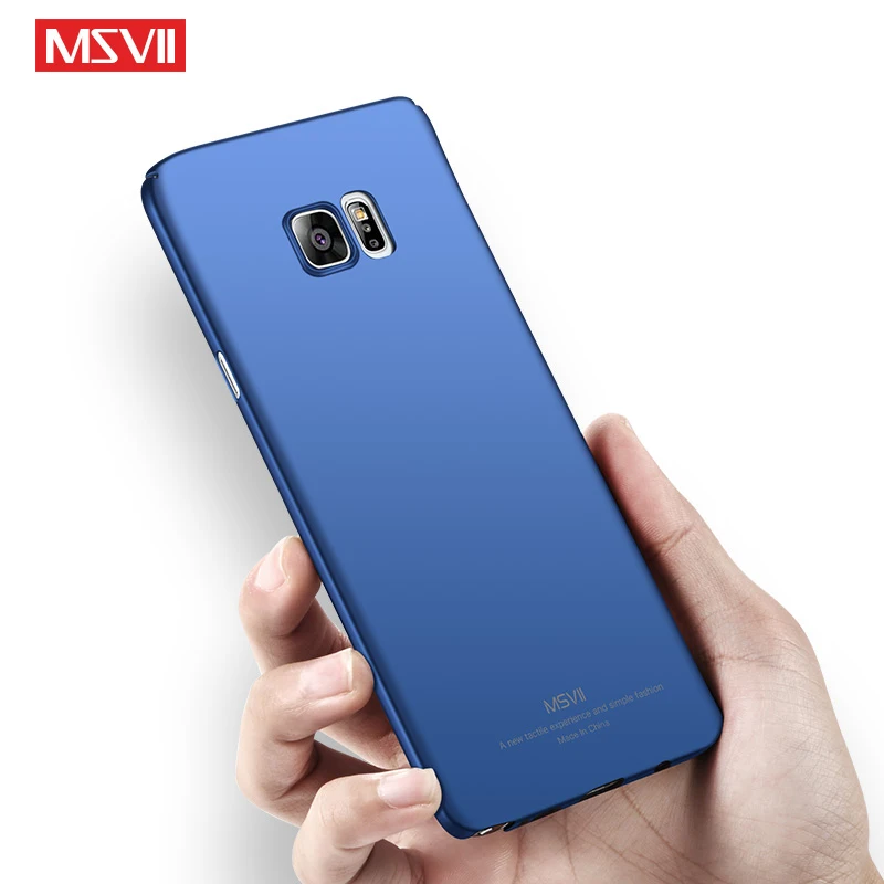 Для Samsung Galaxy Note 5 Чехол MSVII палец кольцо тонкий матовый чехол для Жесткий накладка
