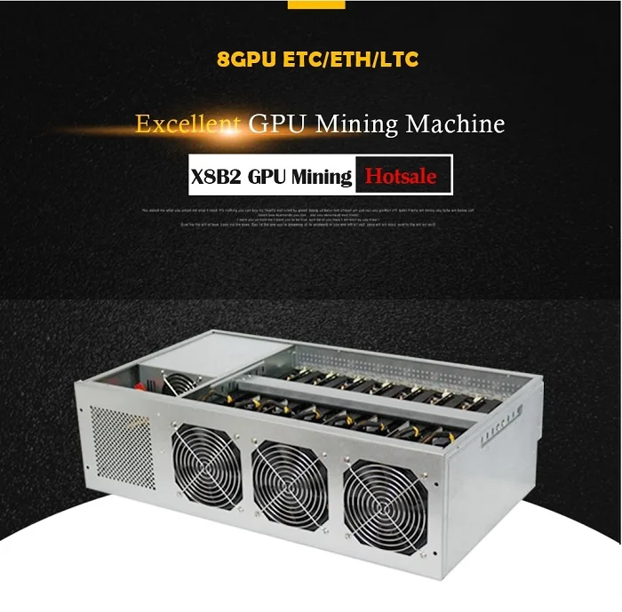 Высокая производительность 8GPU bitcoin стойки горные машины за исключением 8gpu карты