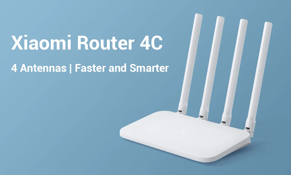 Оригинальный Xiaomi Router 4C Smart APP control 300 Мбит/с беспроводной wifi маршрутизатор 5dBi 2,4 ГГц 802.11a/b/g 4 антенны ретранслятор