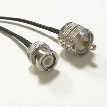 Штекер BNC переключатель штекер UHF PL259 Высокочастотный коаксиальный кабель RG174 20 см " адаптер