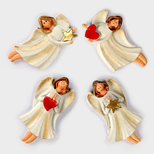 Fridge Magnets Resin 3D Angel Message Stickers Wall Decorative Fridge Magnets Resin 3D Angel Message Stickers Wall Decorative