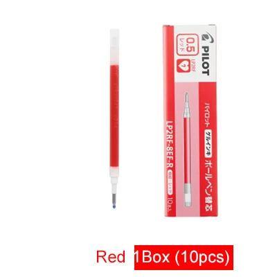 LifeMaster ручка Pilot Juice гелевая ручка повторная заливка для ручка Pilot Juice 0,38 мм/0,5 мм черный/синий/красный большой объем письменные принадлежности LP2RF-8EF - Цвет: 05 Red 10pcs