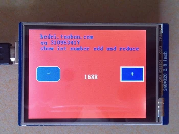 

[LAN] - LCD 2.8 inch TFT with touch with SD UNO Card R3 (D1A5) --5PCS/LOT