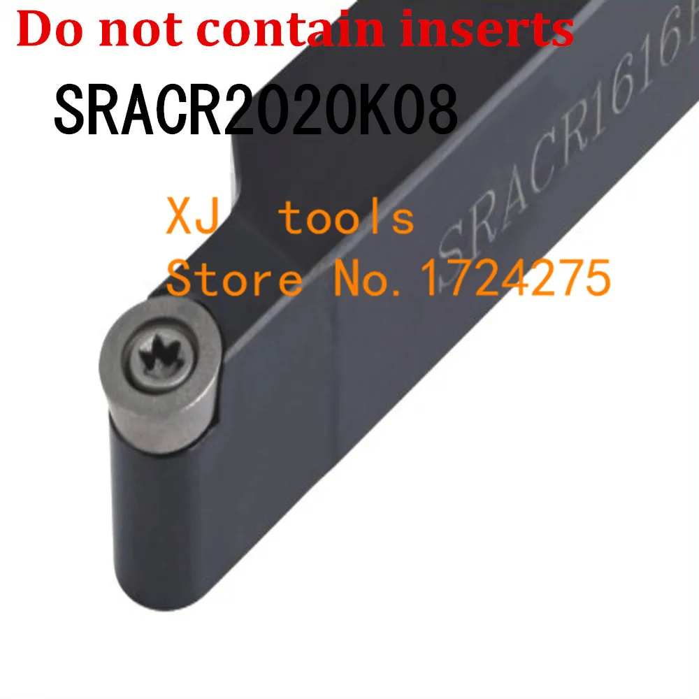 

SRACR2020K08/SRACL2020K08 Metal Lathe Cutting Tools Lathe Machine CNC Turning Tools External Turning Tool Holder S-Type SRACR/L