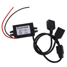 Двойной USB понижающий Автомобильный адаптер питания конвертер инвертор перегрузки по току Защита температуры инвертор автомобиля аксессуары