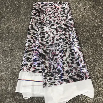 

Latest Leopard print French Nigerian Laces Fabrics High Quality Laces Fabric for wedding or party show clothes BZL-12.1814