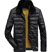 Новая модная зимняя парка Мужская Высококачественная Толстая с капюшоном мужские зимние куртки классические парки мужские пальто
