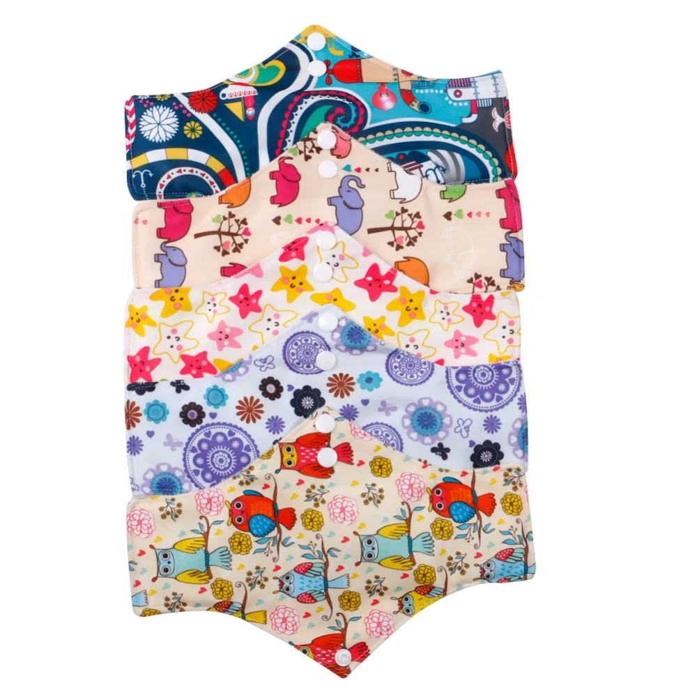 Многоразовые прокладки для трусиков, менструальные гигиенические прокладки для мам, Бамбуковая ткань 24,5x16,5 см, экологически чистые 1 шт