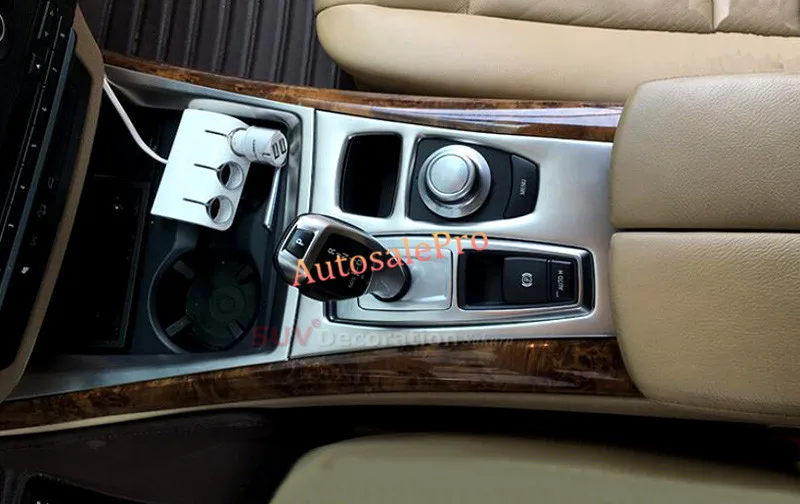 Для BMW X5 E70 2007 2008 2009 2010 2011 2012 2013 Нержавеющая сталь внутренний панельная Накладка