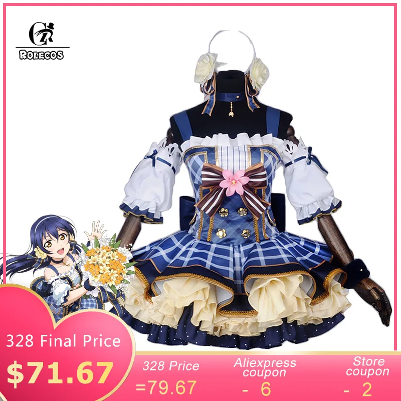 

ROLECOS Japanese Anime Love Live! Cosplay Costumes Flower Bouquet Arousa Kousaka Honoka Minami Kotori Ayase Eli Cosplay Costume