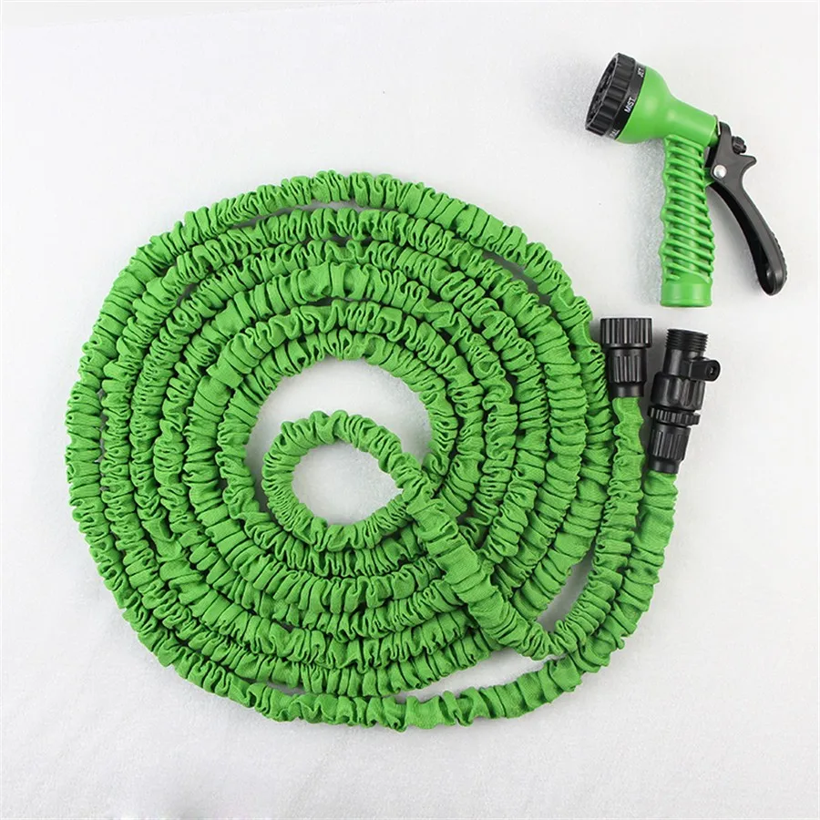 Green and blue adjustable garden hose ,flexiable water hose for