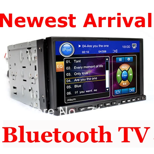 7" HD LCD In Dash Double Din Car Radio DVD Player Video 2 Din Car Stereo Head Deck Bluetooth