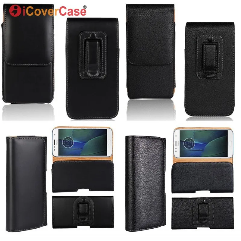 

Belt Clip Case For Motorola Moto G6 G5 G5S Plus G4 Plus C Plus E4 E5 G3 Z Z2 X Play Universal Waist Holster Leather Pouch Cover