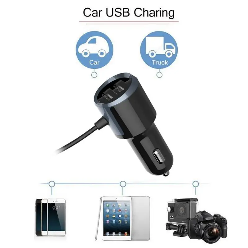 fm-передатчик AUX модулятор Bluetooth Handsfree автомобильный комплект автомобильный аудио mp3-плеер двойной USB зарядное устройство Быстрая зарядка fm-модулятор
