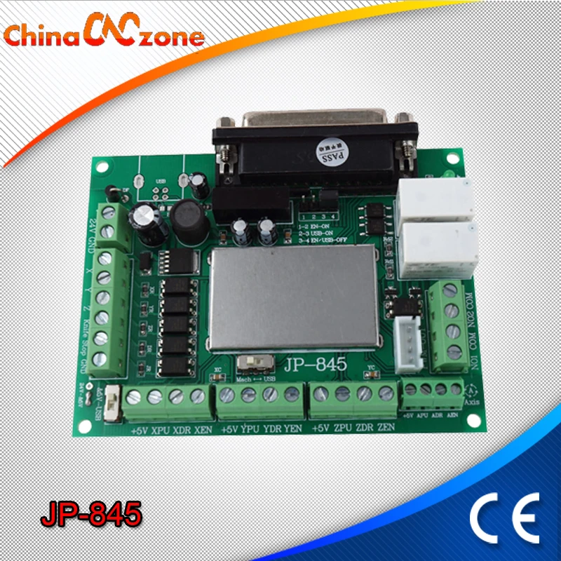 Плата контроллера JP 845 Drive USB CNC 3 осевой шаговый привод двигателя для