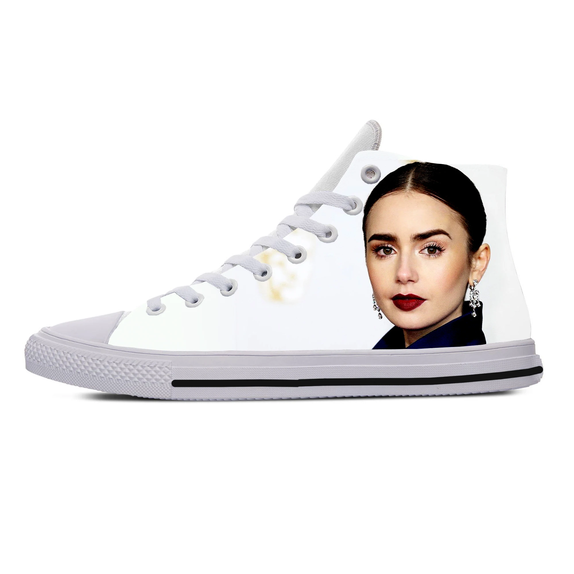 

2019 hot fashion 3D Marion Cotillard High Sneakers for men/women high quality 3D printing handiness casual shoes